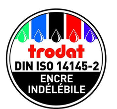Trodat 9051 Black Stamp Ink Pad - 9 x 5 cm
