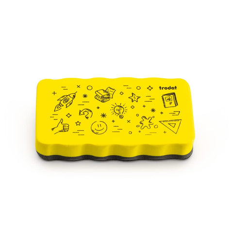 Trodat Classmates Yellow Magnetic White Board Duster