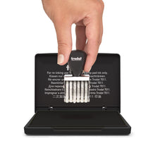Trodat 1010 Classic Date Stamp With Functional Wheels (Black Ink Color)