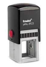 Trodat Customize Your Text Stamp with Built-In Ink Pad (Blue Ink Color)
