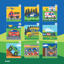 Trodat Pixel Stamp Vehicles, the Combination of Pixel Art and Stamp