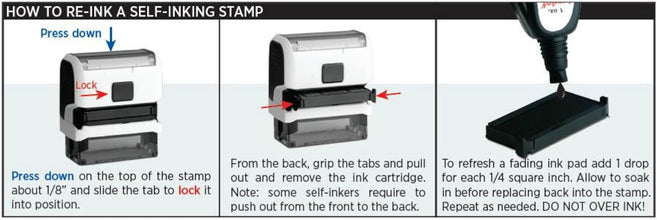 Trodat 6 Digit Self-Inking 4846 Numberer Stamp (Blue Ink Color)