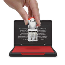 Trodat 9051 Red Stamp Ink Pad - 9 x 5 cm