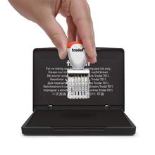 Trodat 9051 Black Stamp Ink Pad - 9 x 5 cm