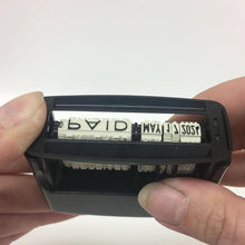 Trodat Printy 4817 Self-Inking Date & 12-Message Stamp (Black Ink Color)