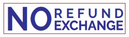 Trodat NO REFUND/EXCHANGE - Text Stamp with Built-In Ink Pad(4913)