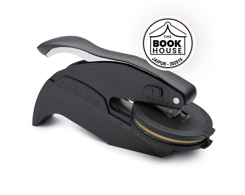 Trodat Customizable Ideal Seal Embosser – 41mm Round, Black (No Ink Required)