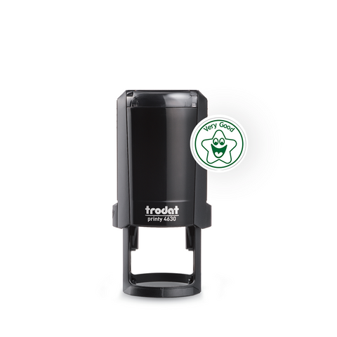 Trodat Printy 4630 “Very Good” Circular Self-Inking Stamp – 30mm