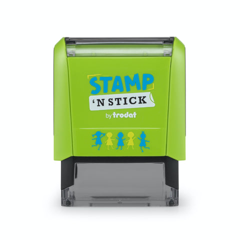 Trodat Stamp ‘n Stick – Self-Inking Personal Label Stamp Kit