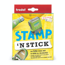 Trodat Stamp ‘n Stick – Self-Inking Personal Label Stamp Kit