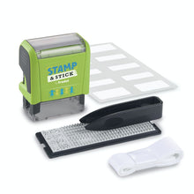 Trodat Stamp ‘n Stick – Self-Inking Personal Label Stamp Kit