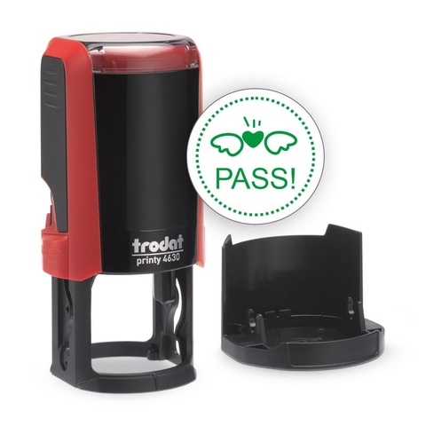 Trodat Pass - Stamp Built in Ink Pad